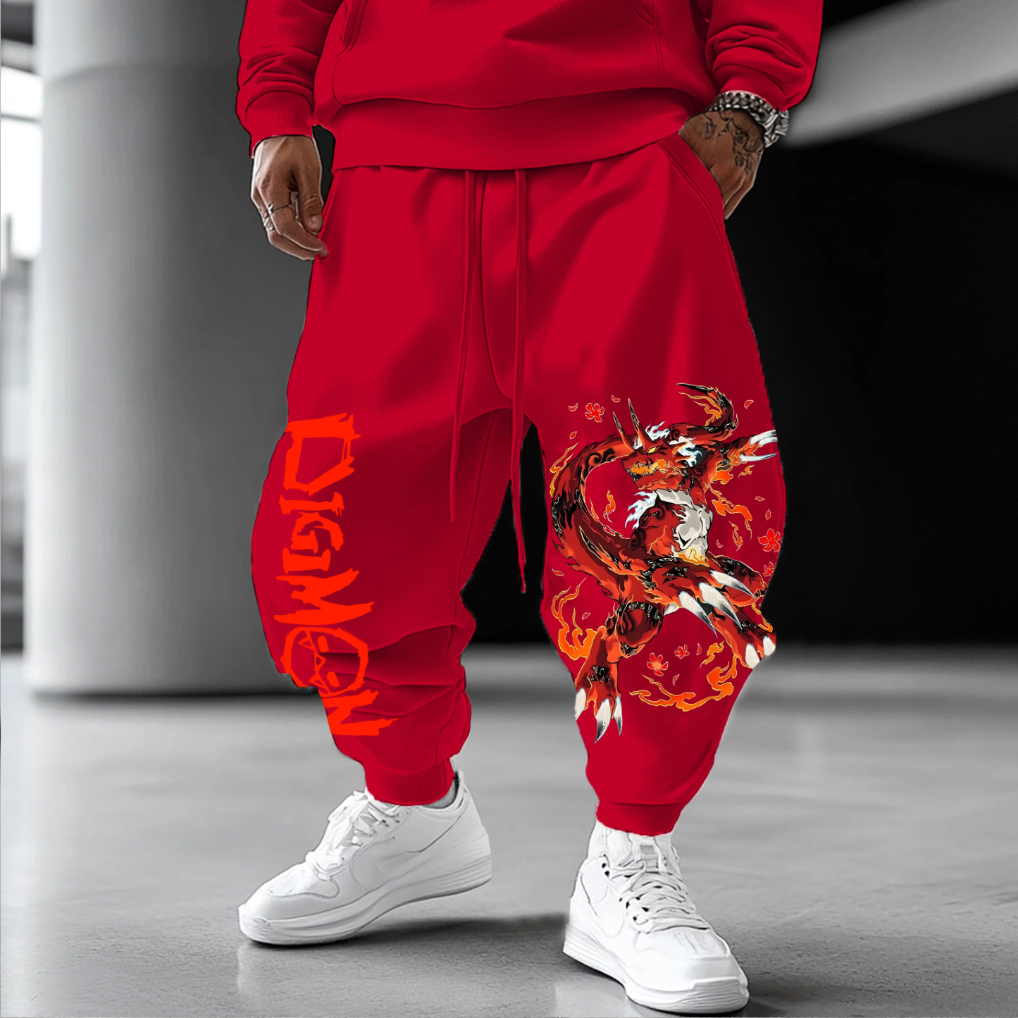 Unisex “Digimon” Casual Anime Streetwear Pants