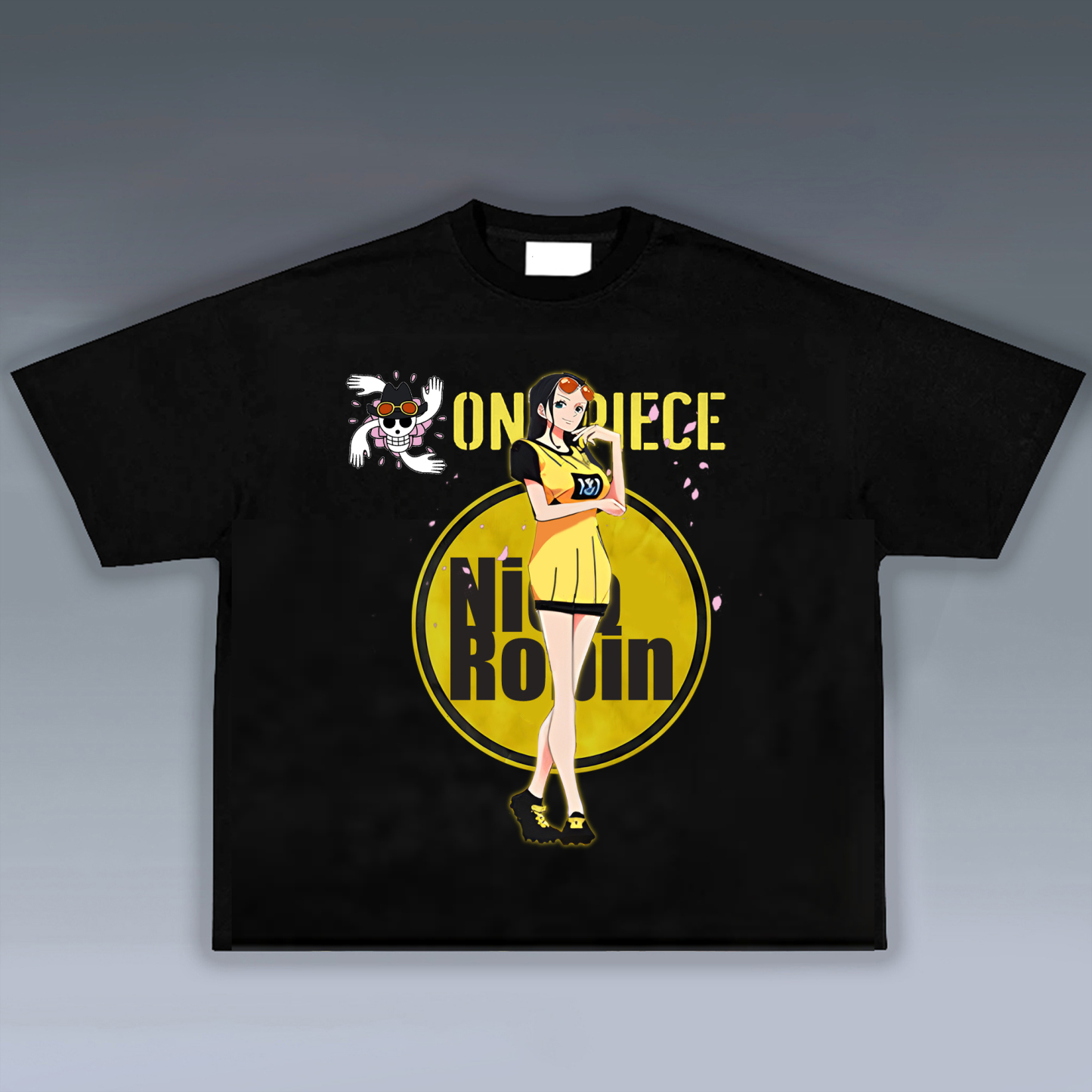 Unisex Vintage T-shirt | Borussia Dortmund x One Piece-AnimeClothe