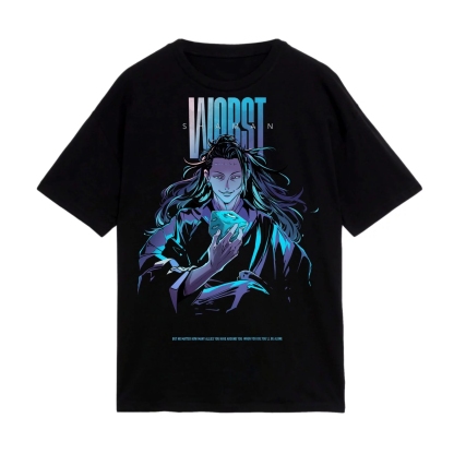 VINTAGE TEE丨Kenjaku Tee - JJK-AnimeClothe