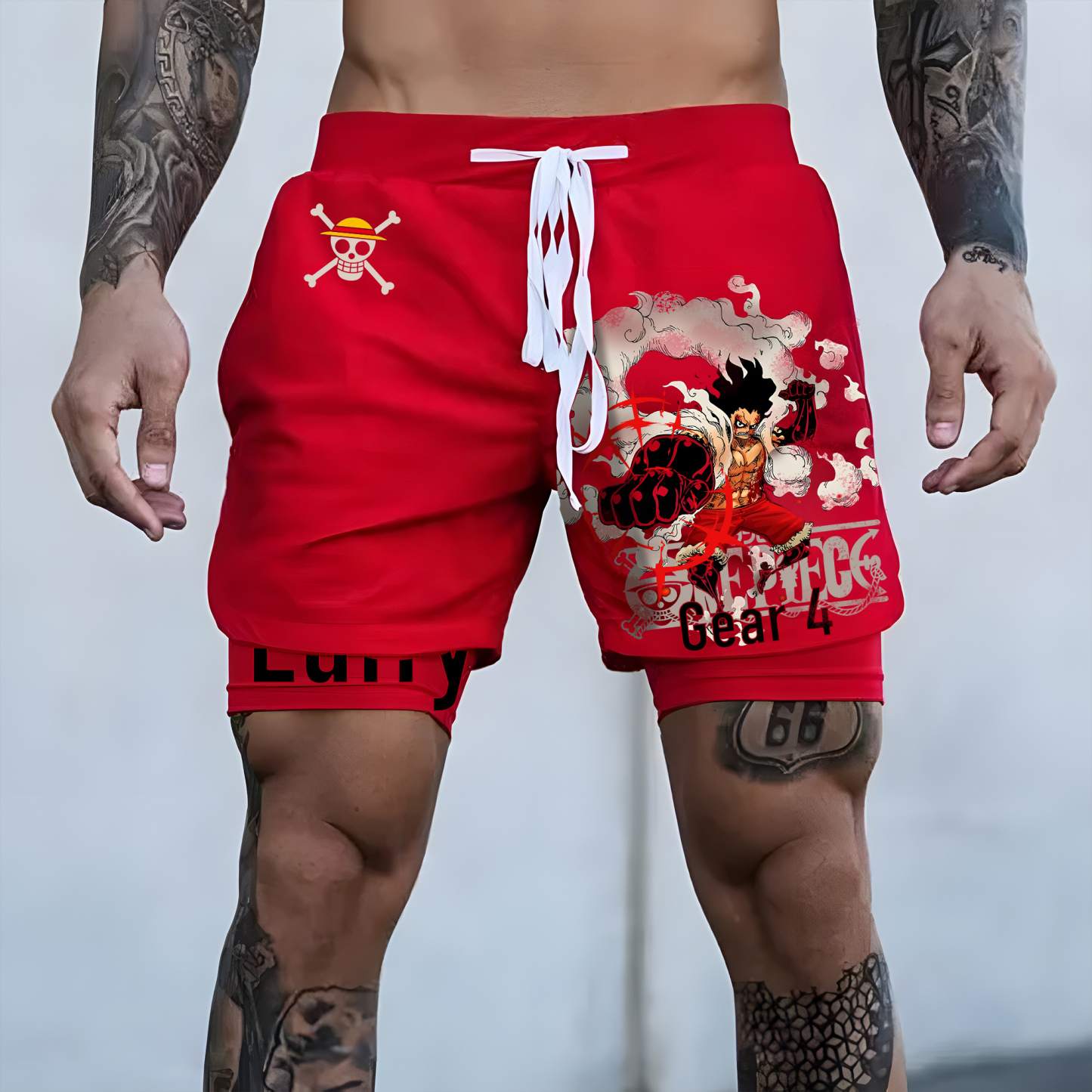 Unisex “ONE PIECE” Casual Anime Streetwear Shorts