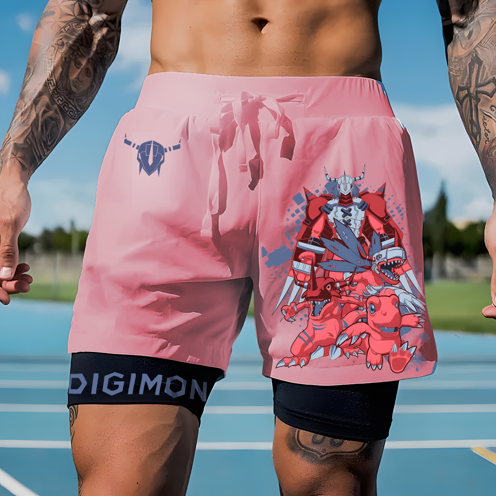 Unisex  “Digimon” Casual Anime Streetwear Shorts