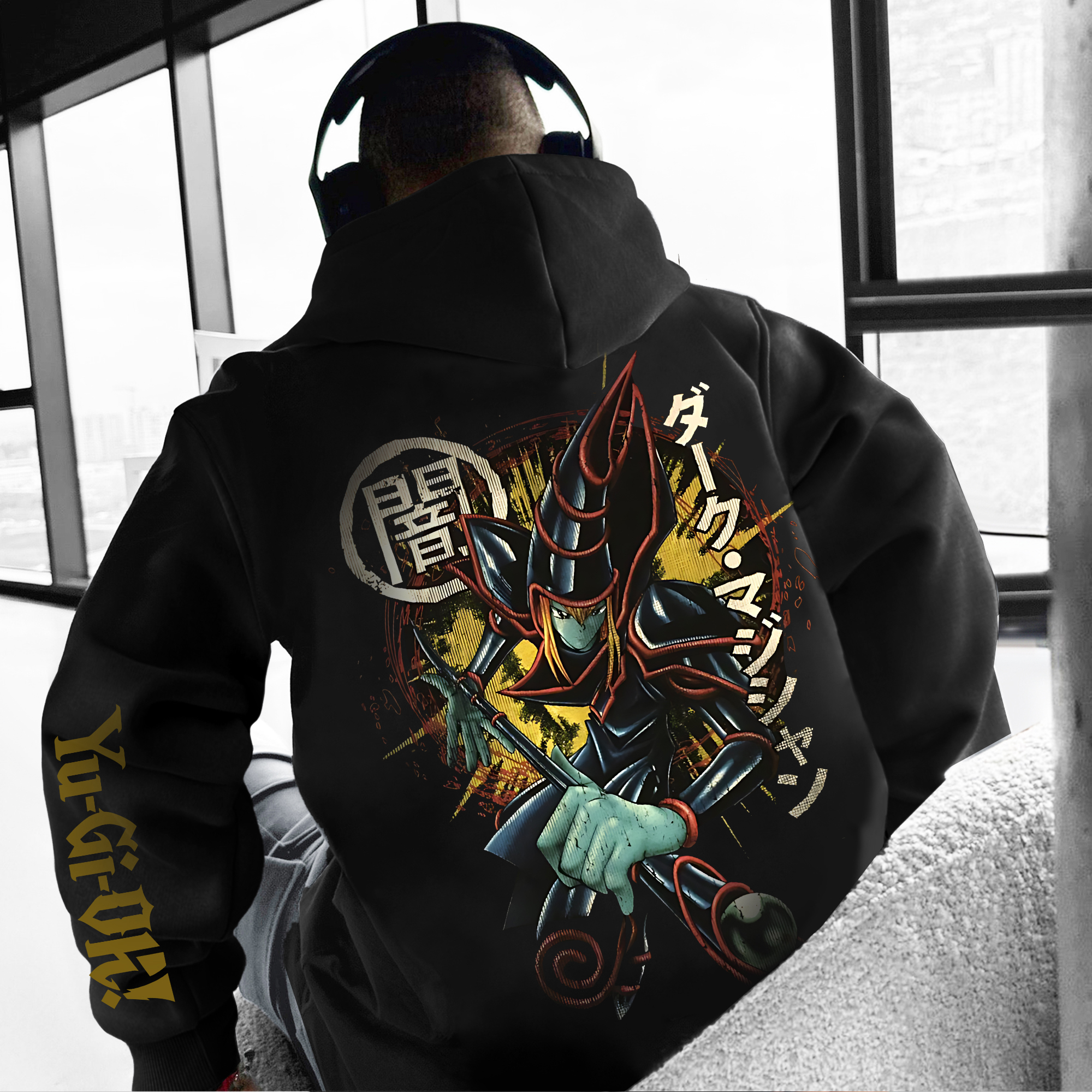 Unisex Anime Style Retro Hoodie