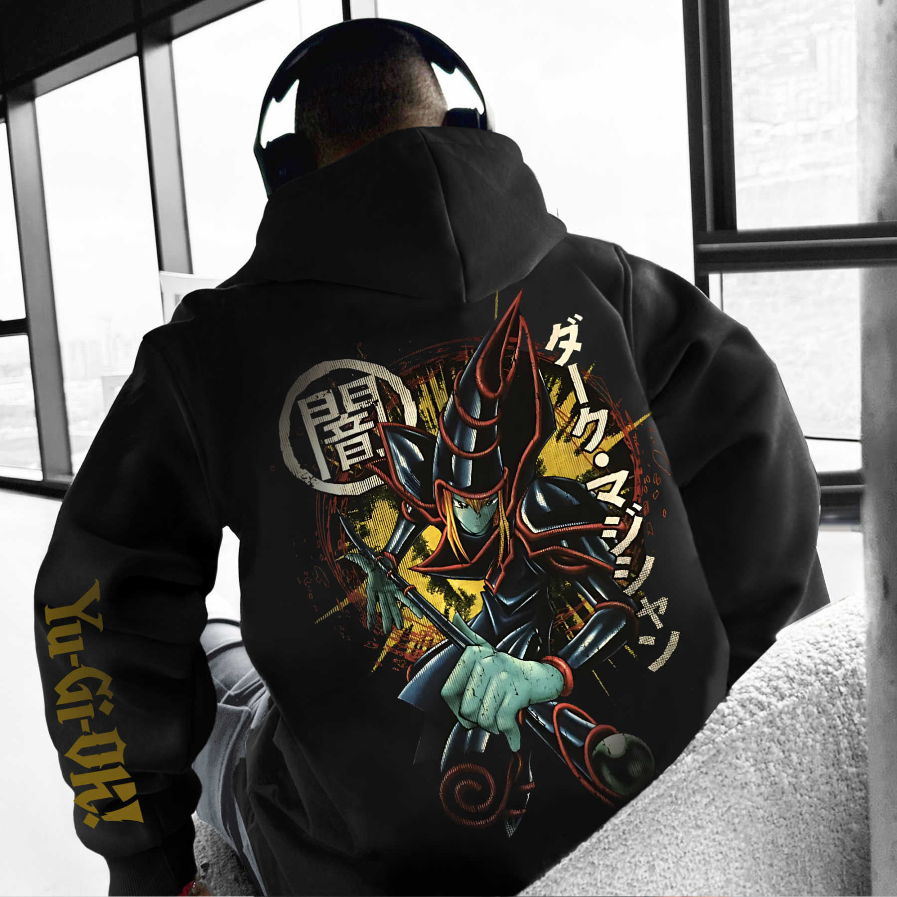 Unisex Anime Style Retro Hoodie