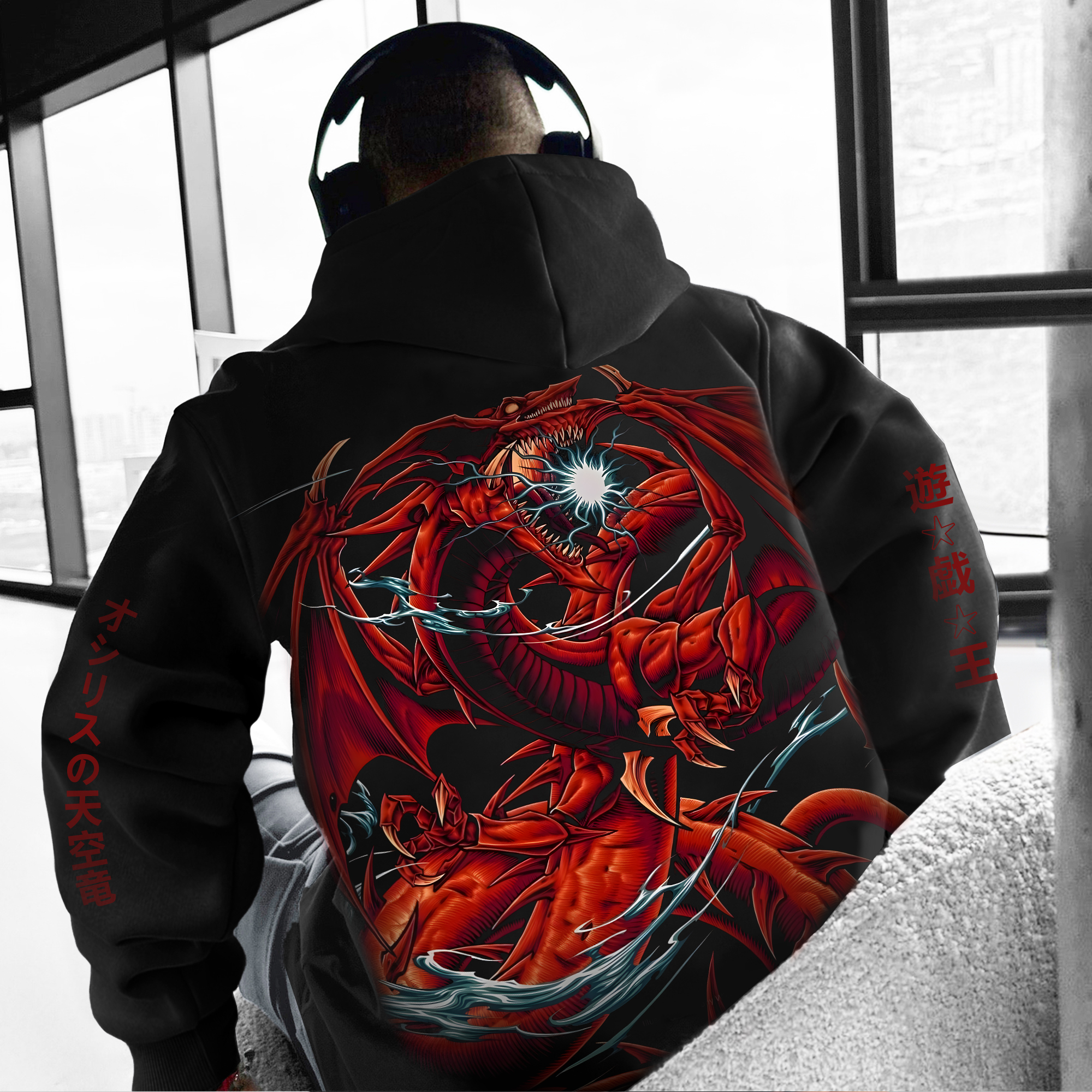  Unisex “Yu-Gi-Oh！” Anime Style Retro Hoodie-AnimeClothe
