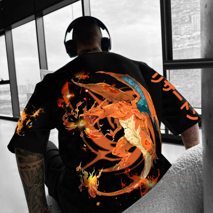 Unisex   Anime Inspired Vintage T-Shirt-AnimeClothe