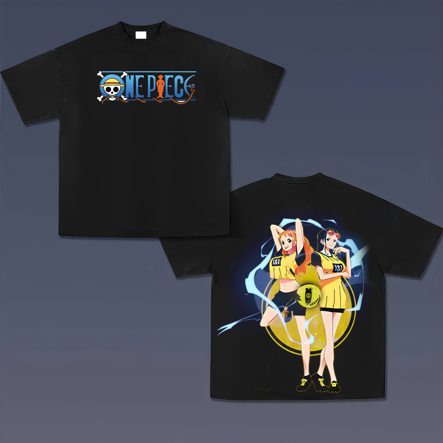 Unisex Vintage T-shirt | Borussia Dortmund x One Piece-AnimeClothe