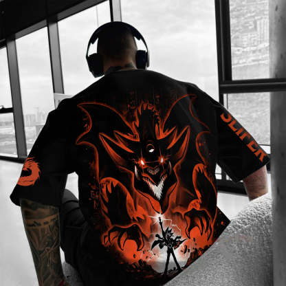 Unisex Anime Inspired Vintage T-Shirt-AnimeClothe