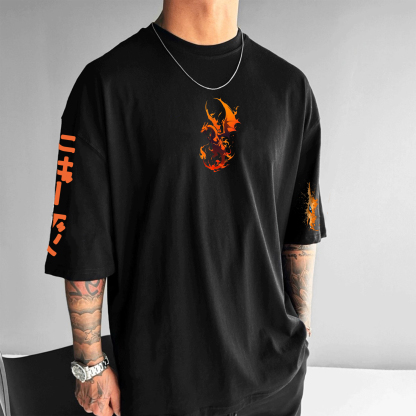 Unisex   Anime Inspired Vintage T-Shirt-AnimeClothe