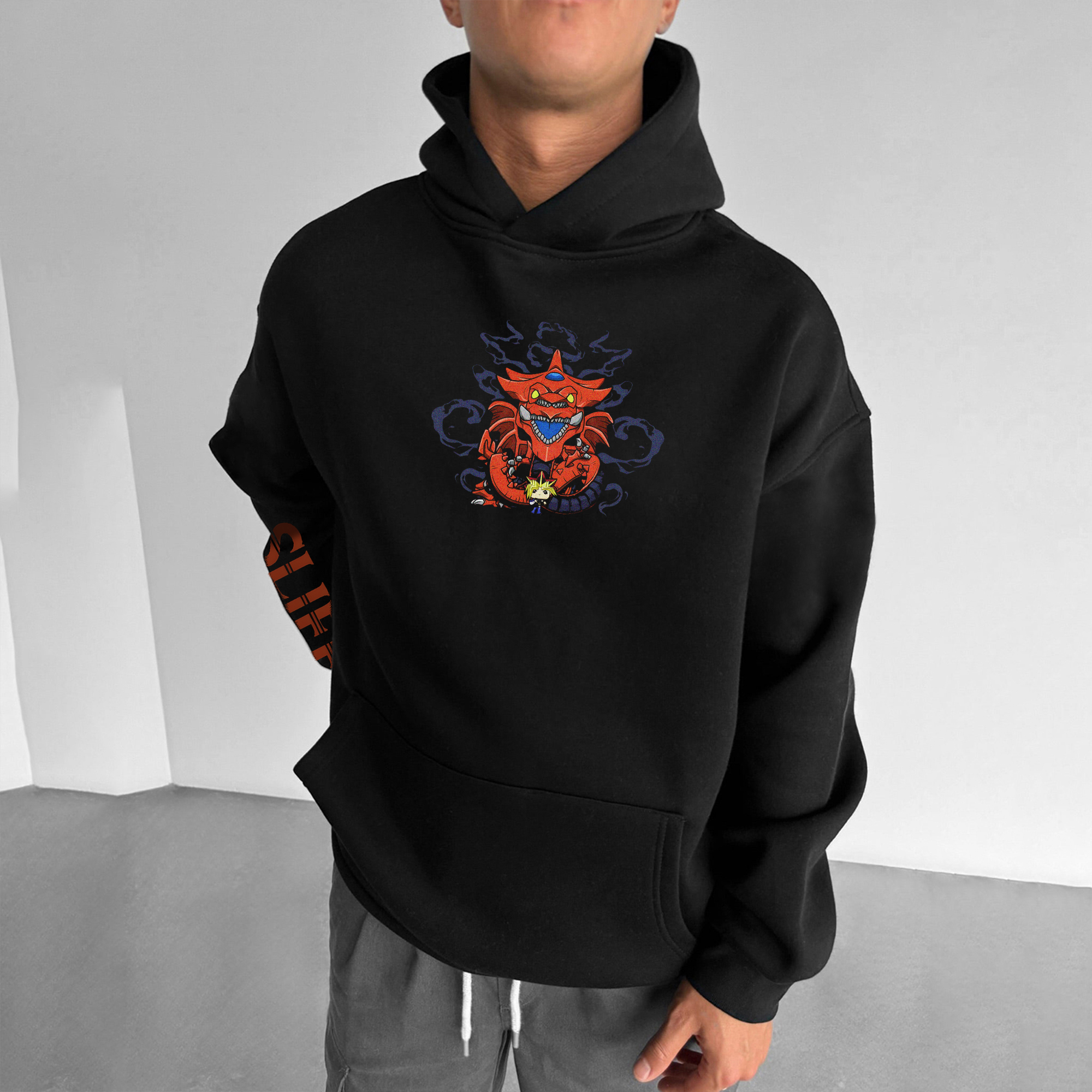 Unisex Anime Style Retro Hoodie