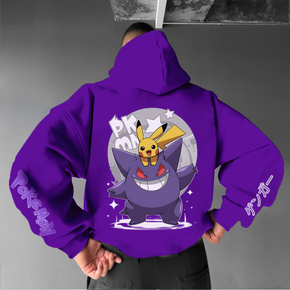 Unisex Anime Graphic Streetwear Vintage Hoodie