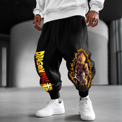 Unisex Anime Printed Gift Oversized Harem Pants