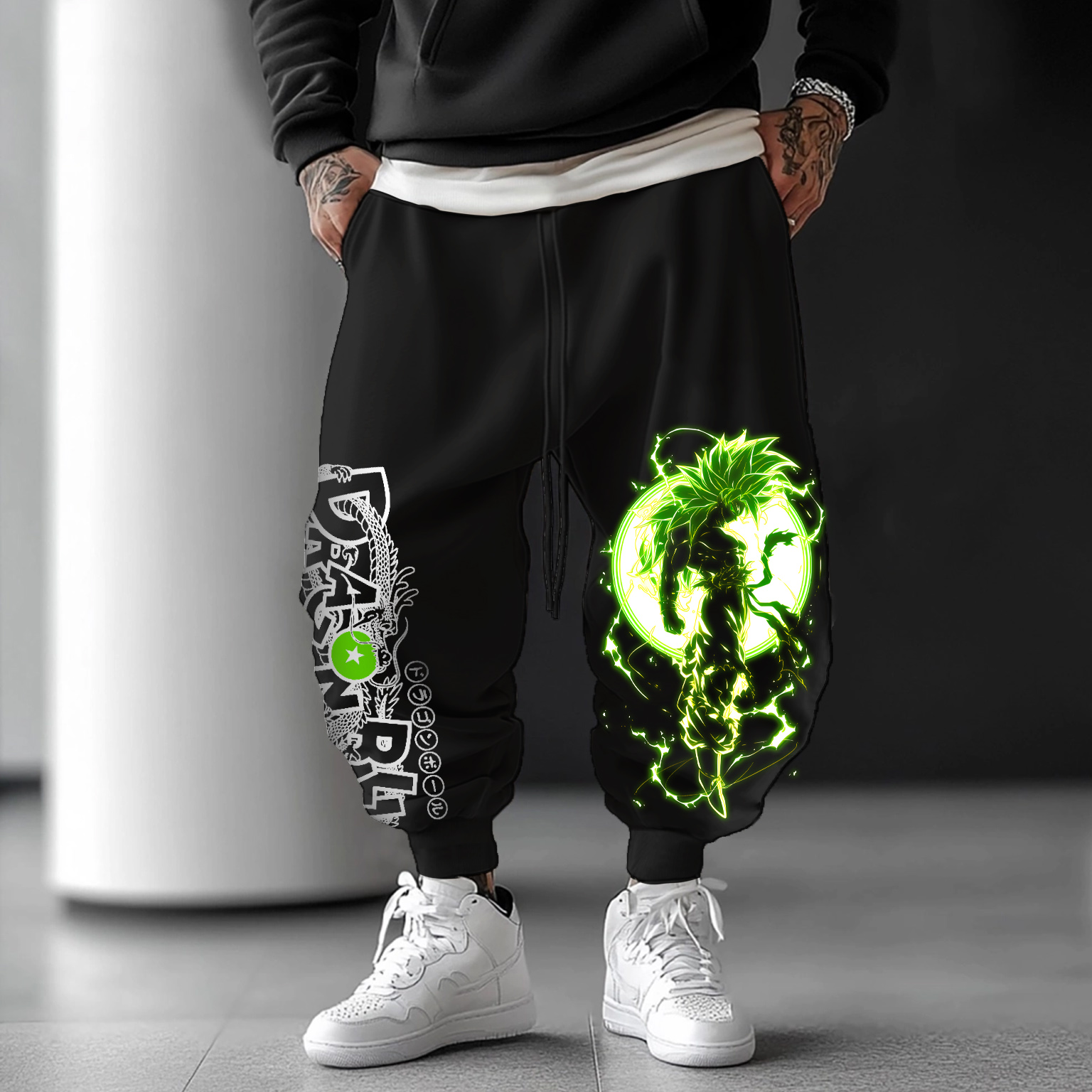 Unisex Casual Anime Streetwear Pants-AnimeClothe