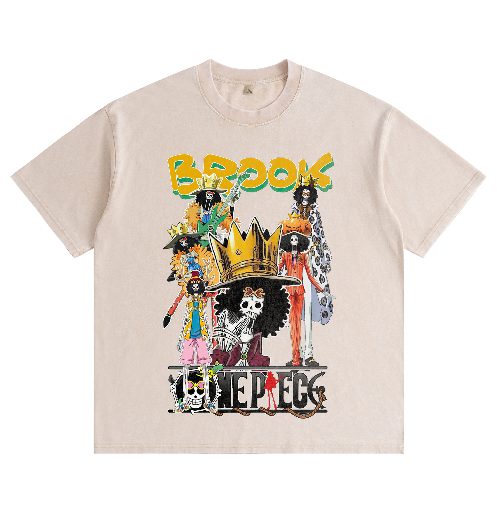 One Piece Brook Vintage Washed T-Shirt