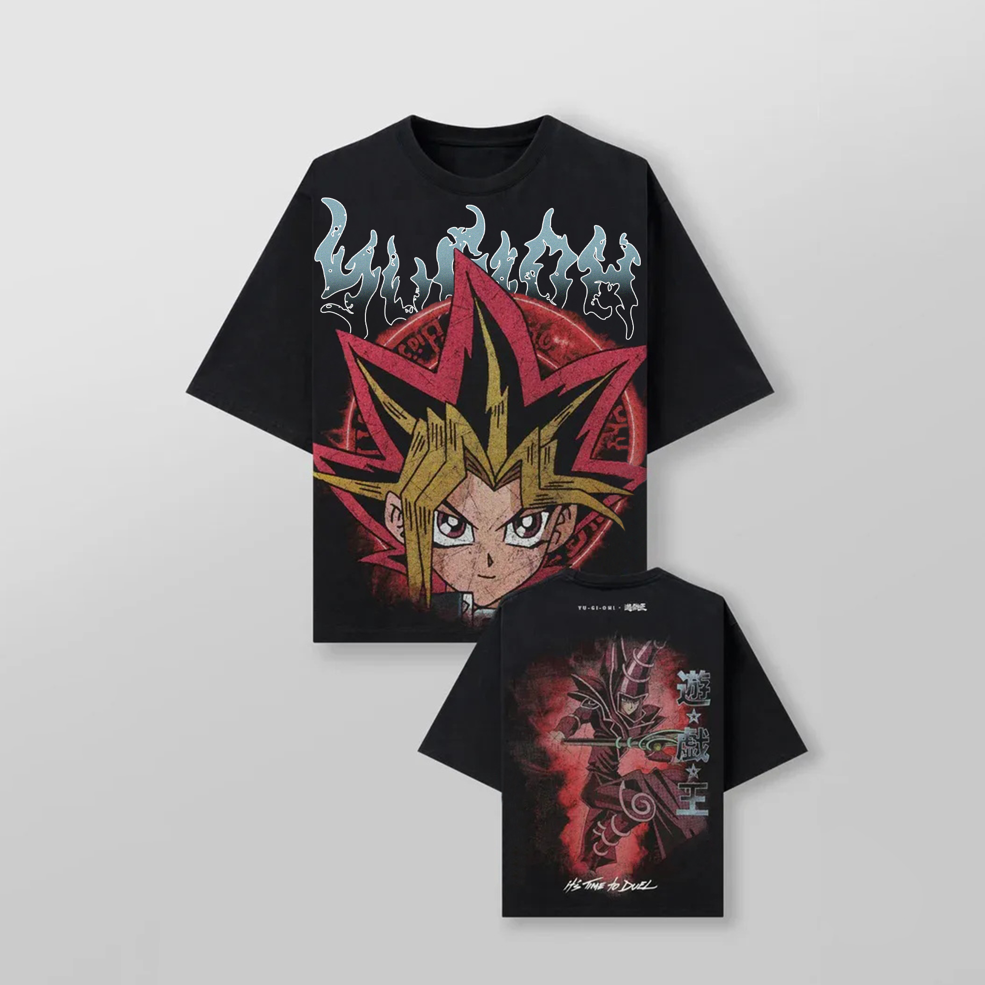 Unisex Anime Inspired Vintage T-Shirt丨Yu-Gi-Oh!-AnimeClothe