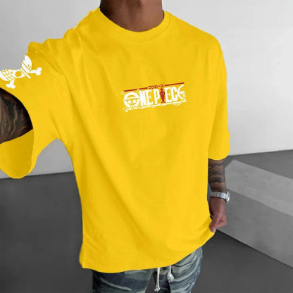 Unisex Anime Inspired Vintage T-Shirt丨