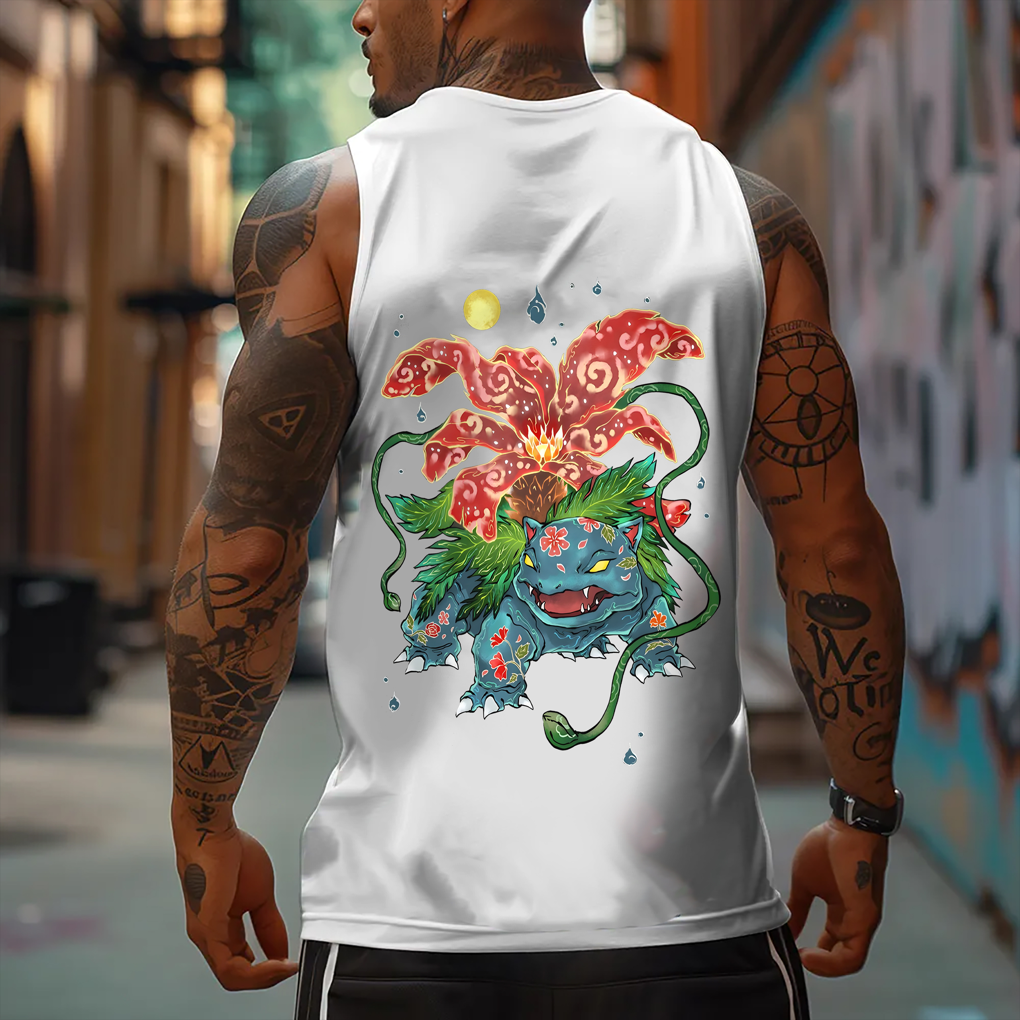 Unisex   Casual Anime  Tank Top-AnimeClothe