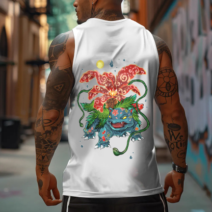 Unisex   Casual Anime  Tank Top-AnimeClothe
