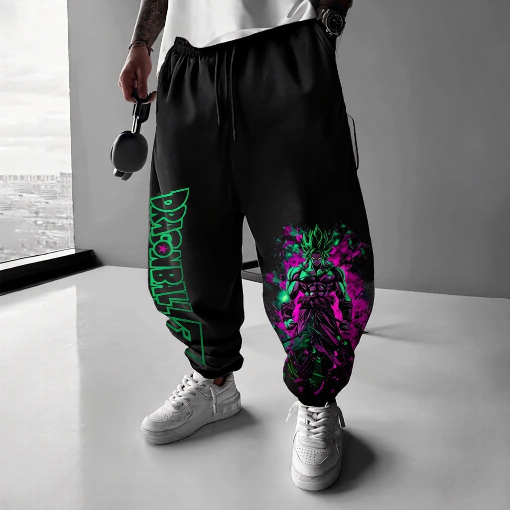 Unisex Casual Anime Streetwear Pants