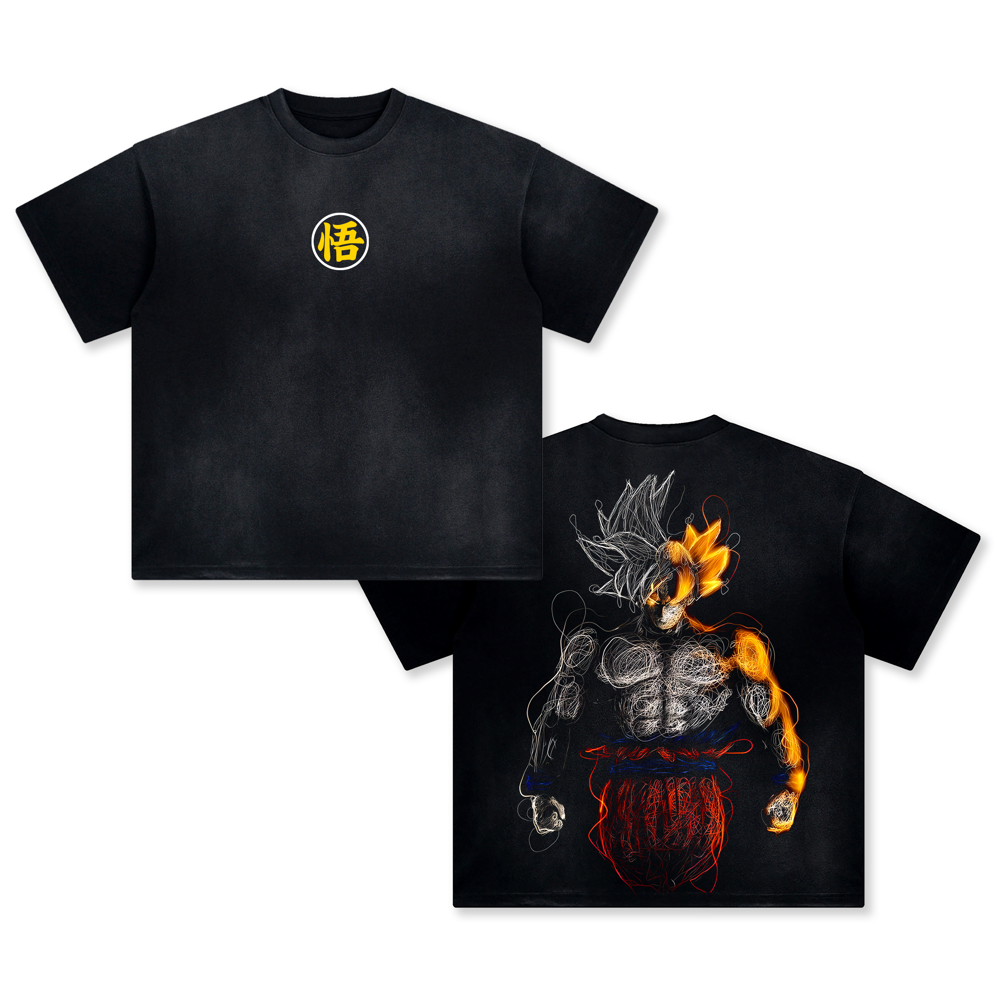 Unisex Anime Inspired Graphic Streetwear Vintage T-shirt