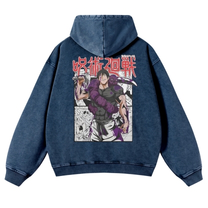 Vintage Washed Hoodie-AnimeClothe