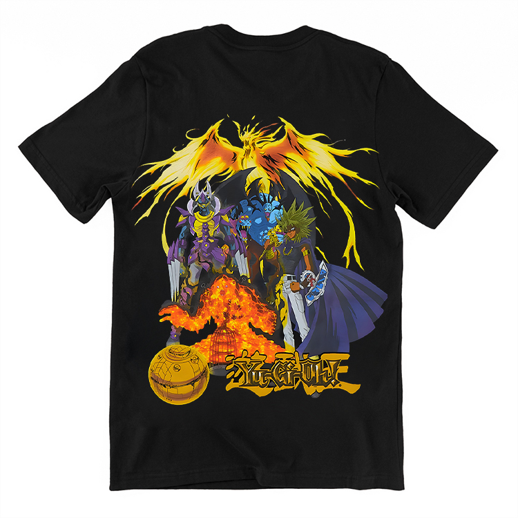 Unisex Anime Graphic Print T-Shirt-AnimeClothe