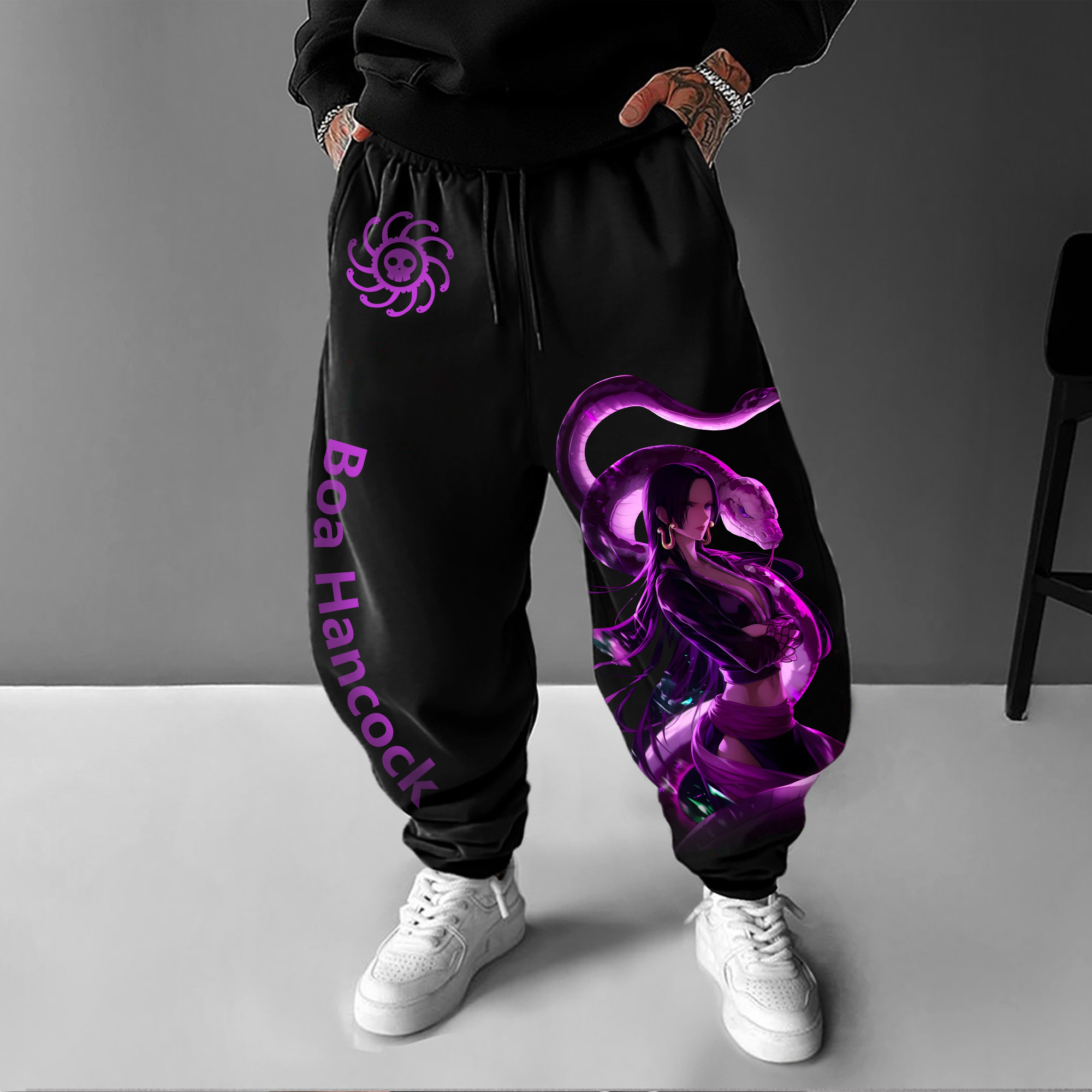 Unisex Anime Inspired Vintage Pants丨