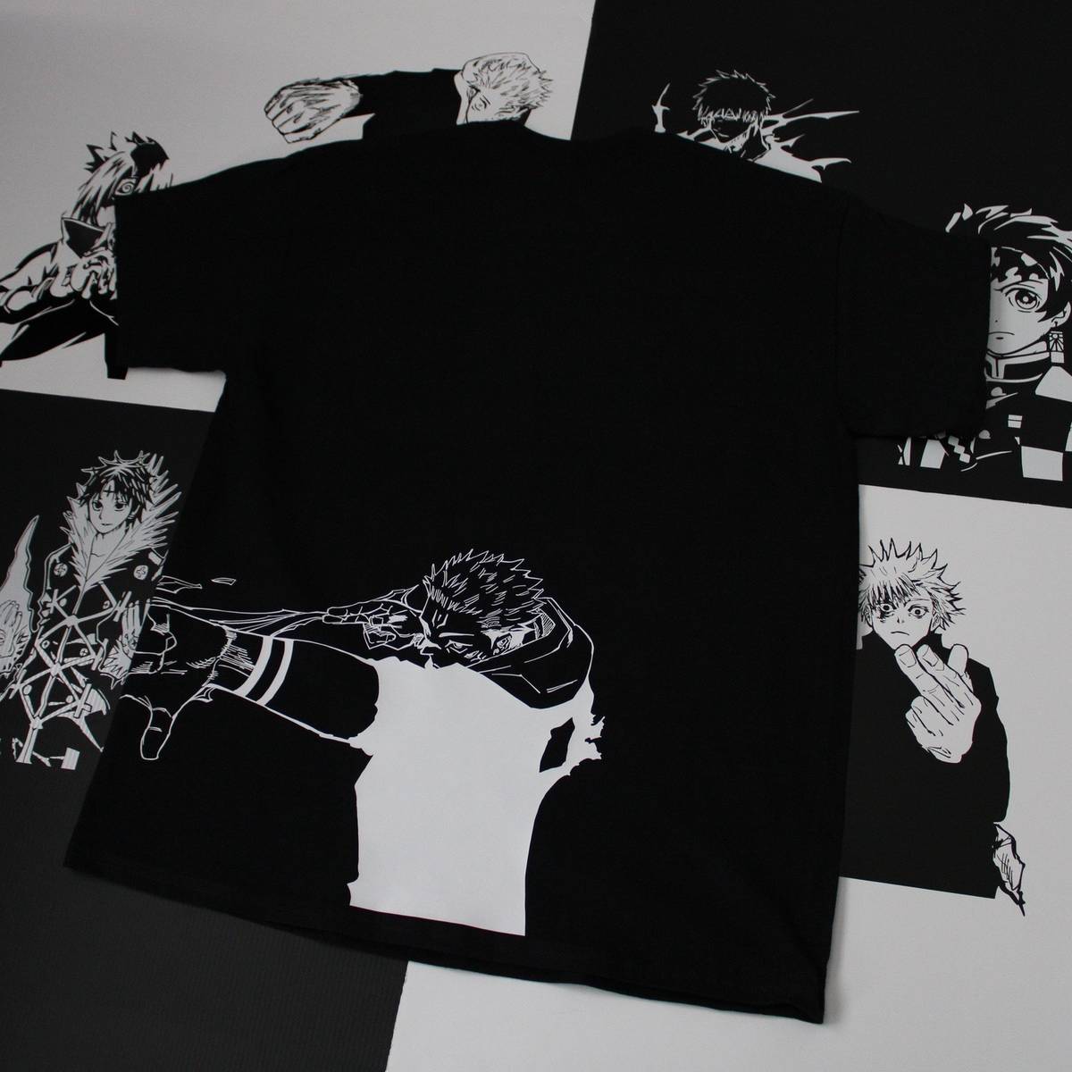 VINTAGE TEE丨Sukuna Tee-JJK-AnimeClothe