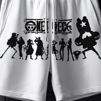 Stylish Graphic Print Shorts For Men-AnimeClothe