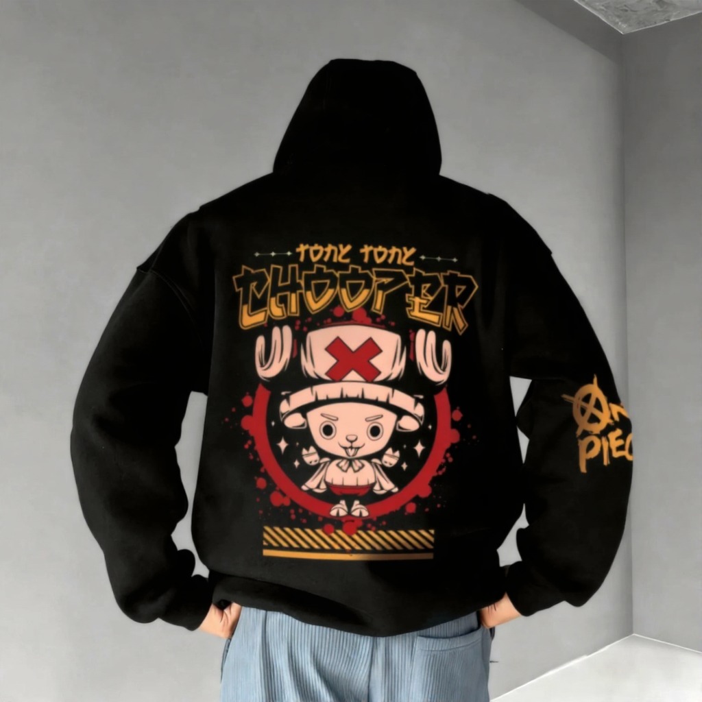 Unisex Anime Graphic Streetwear Vintage Hoodie