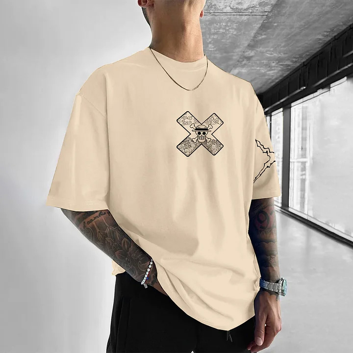 Unisex Anime Inspired Vintage T-Shirt丨