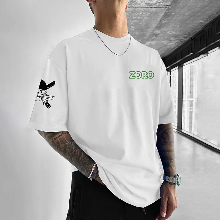 Unisex Anime Inspired Vintage T-Shirt丨
