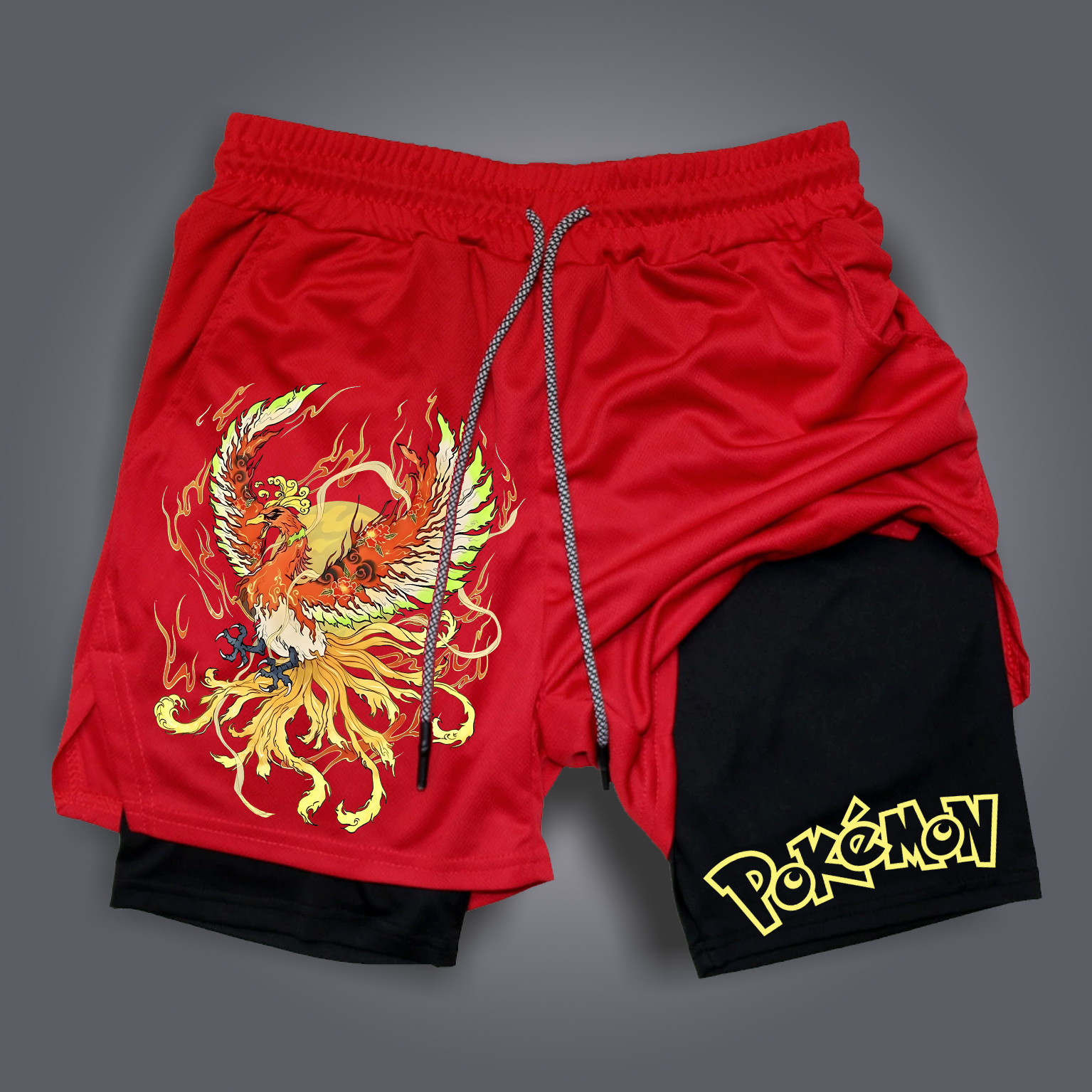 Unisex   Casual Anime Streetwear Shorts-AnimeClothe