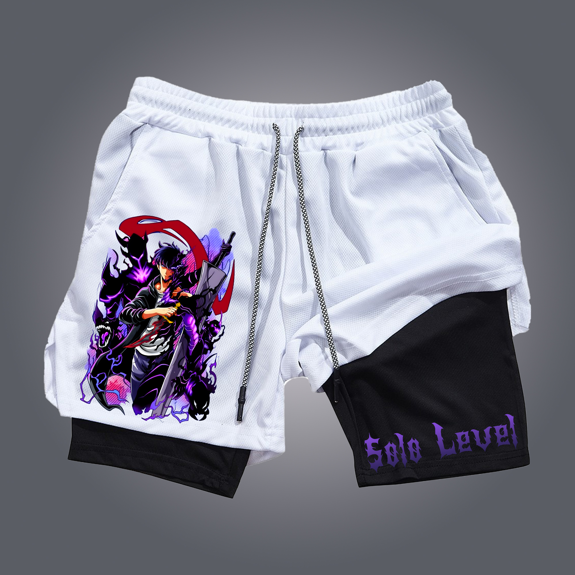 Unisex Casual Anime Streetwear Shorts-AnimeClothe
