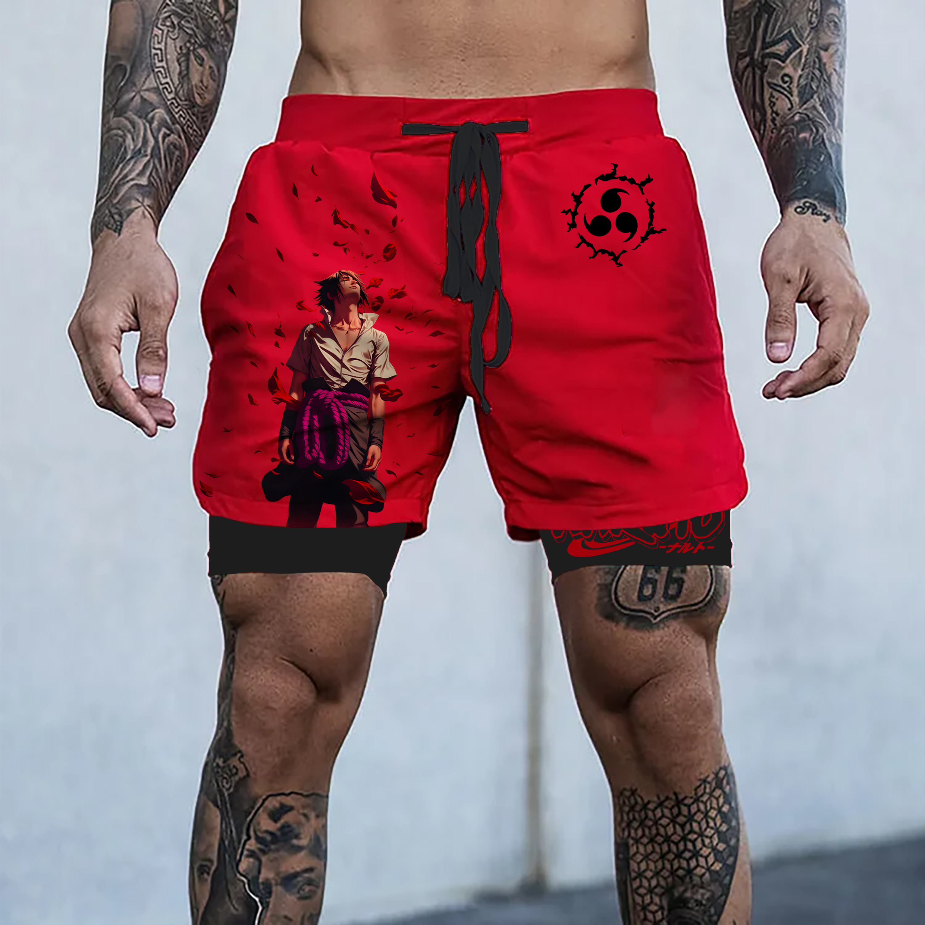 Unisex  Casual Anime Streetwear Shorts-AnimeClothe