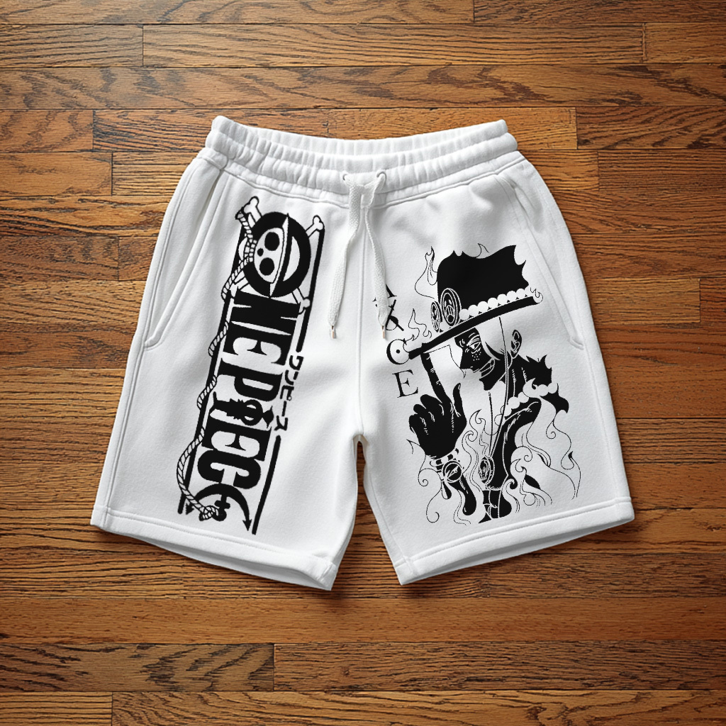 Stylish Graphic Print Shorts For Men-AnimeClothe