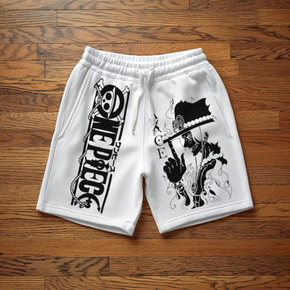 Stylish Graphic Print Shorts For Men-AnimeClothe