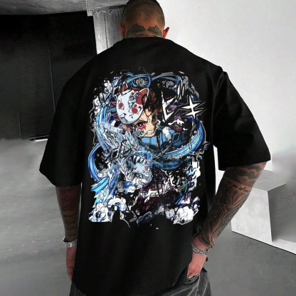 Unisex Anime Inspired Vintage T-Shirt