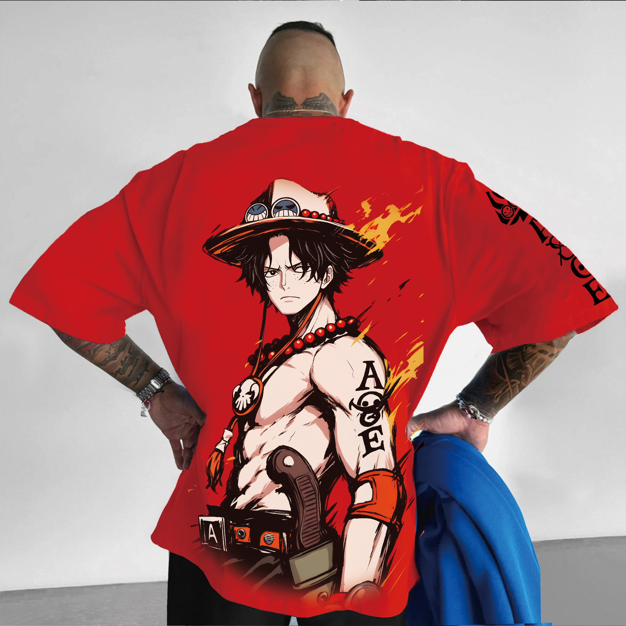 Unisex Anime Inspired Vintage T-Shirt丨