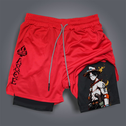 Unisex  Casual Anime Streetwear Shorts