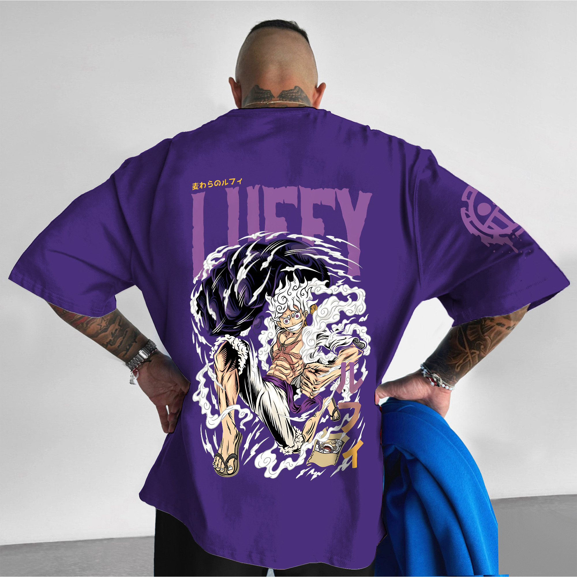 Unisex Anime Inspired Vintage T-Shirt丨