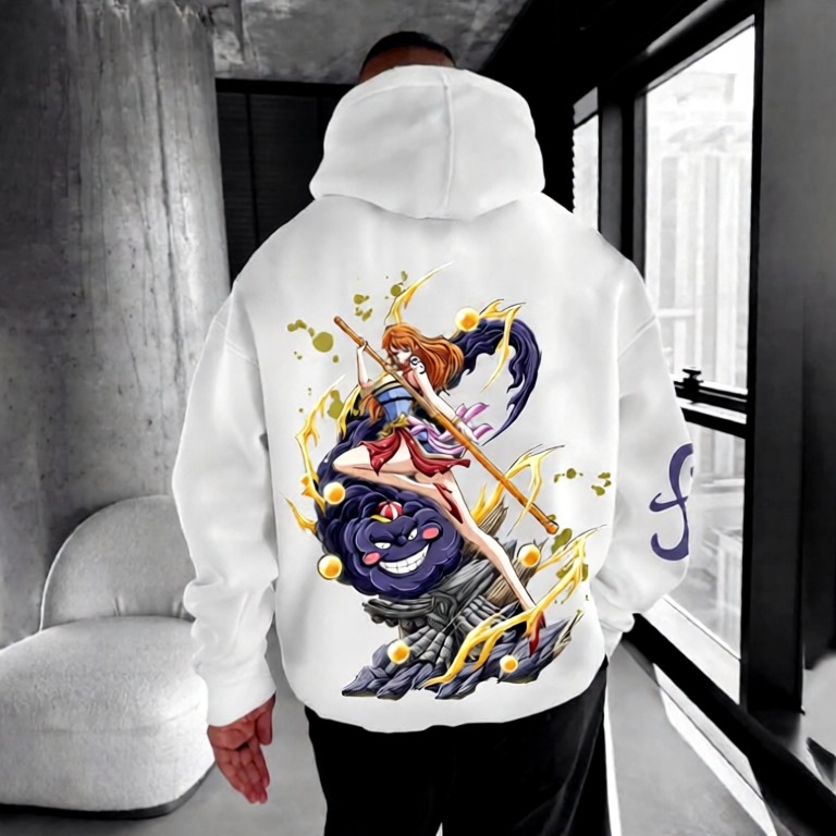 Unisex Anime Graphic Streetwear Vintage Hoodie