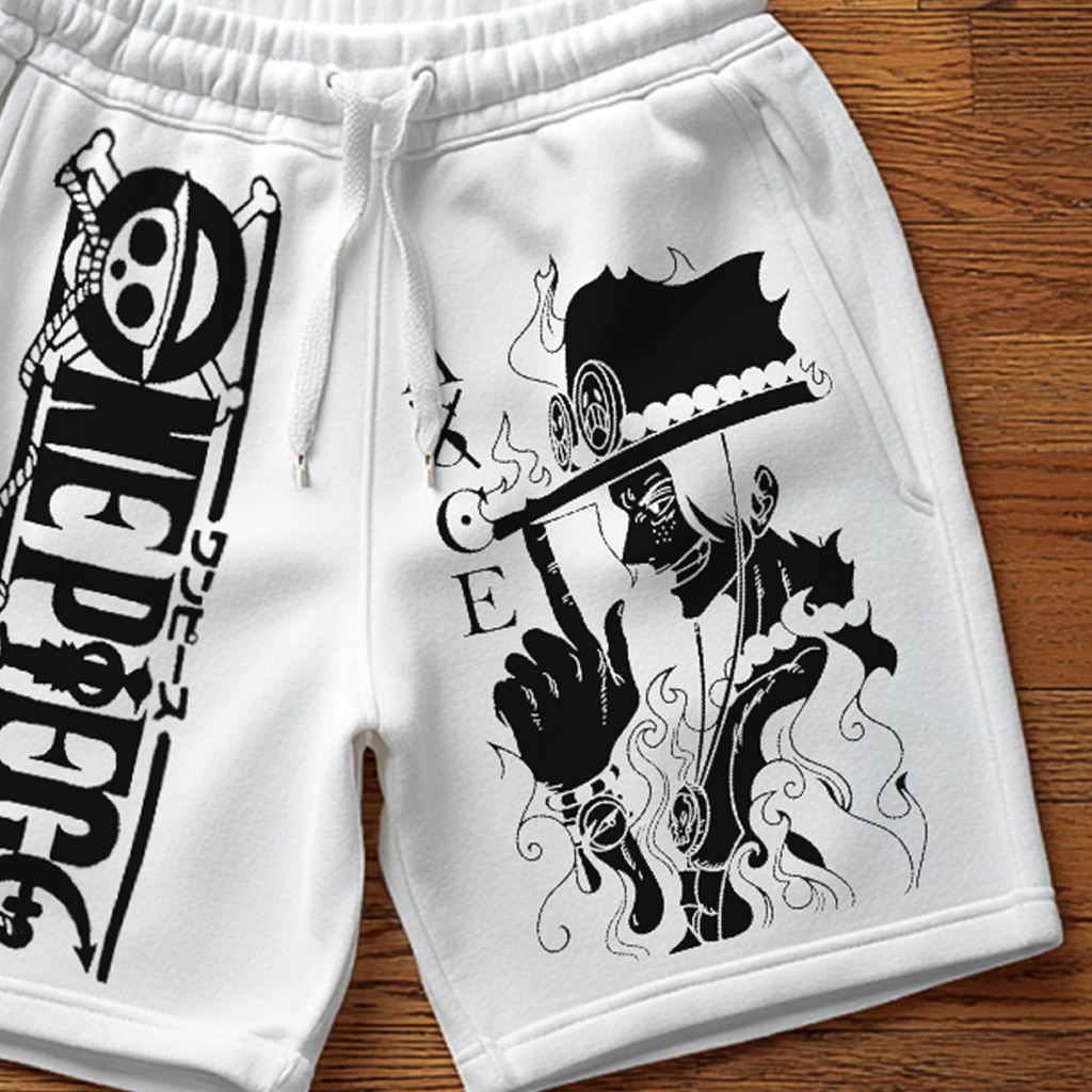 Stylish Graphic Print Shorts For Men-AnimeClothe