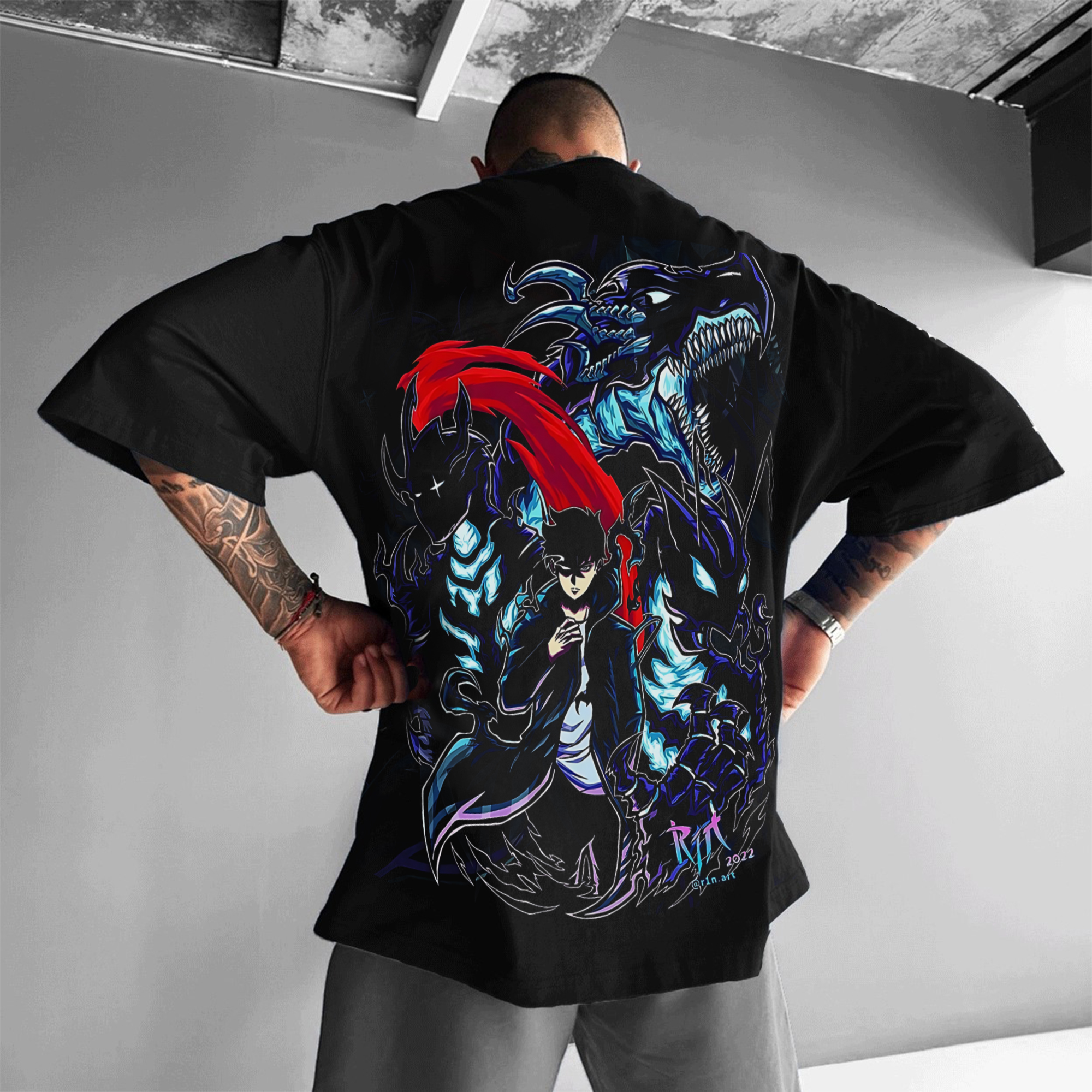 Unisex Anime Inspired Vintage T-Shirt-AnimeClothe