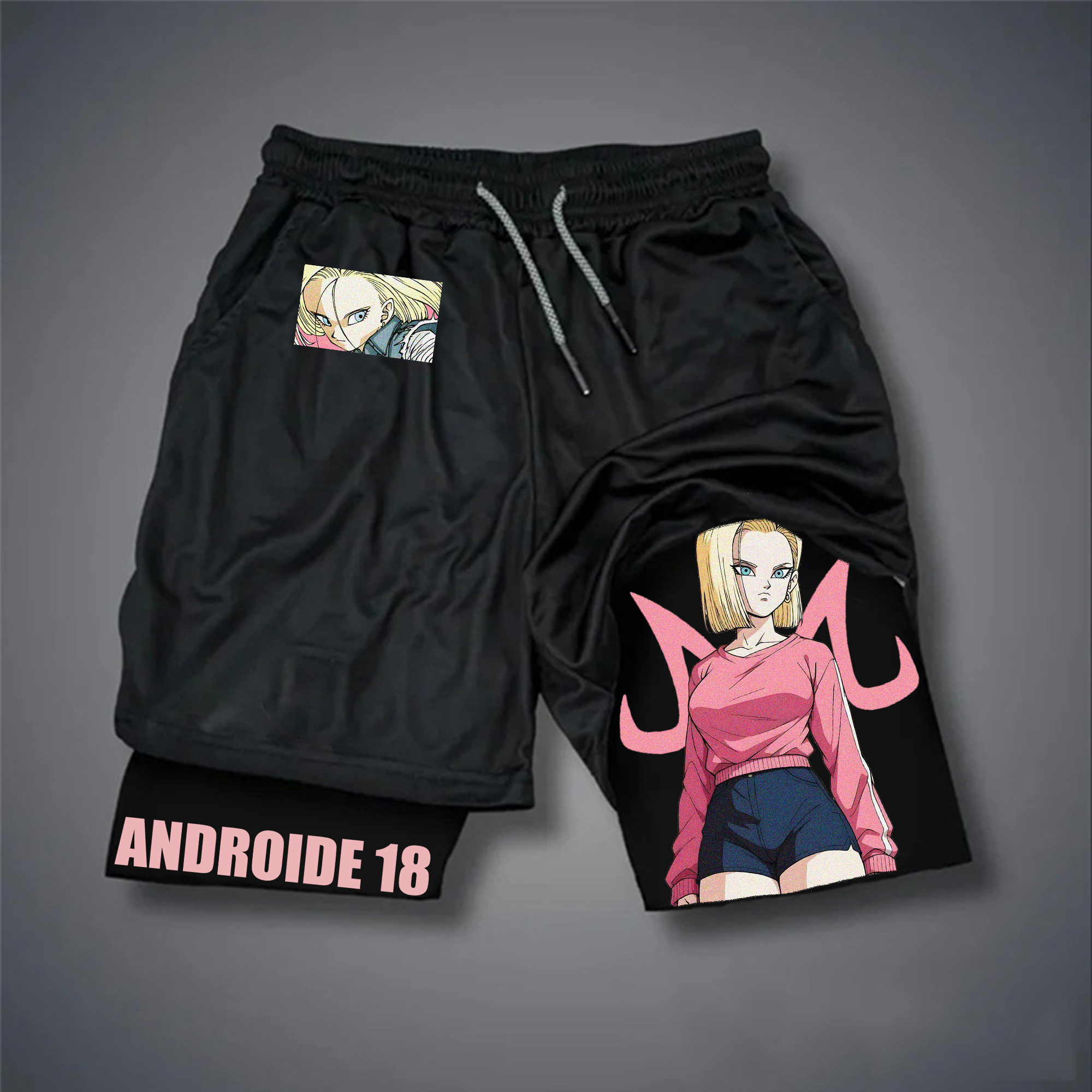 Unisex Casual Anime Streetwear Shorts 丨-AnimeClothe