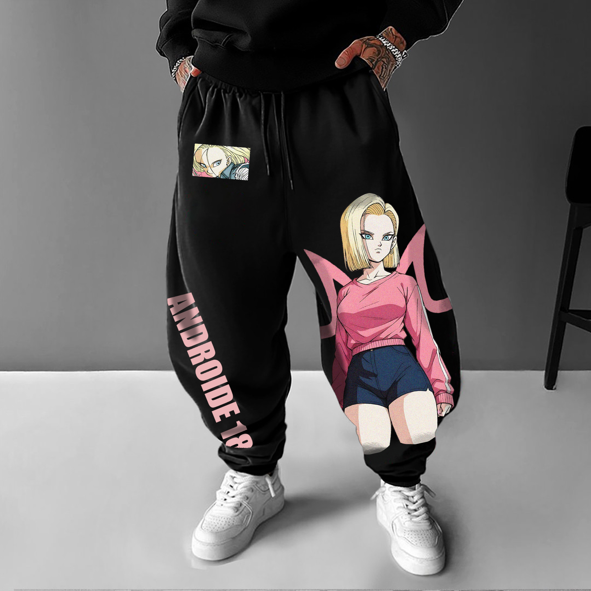 Unisex Casual Anime Streetwear Pants-AnimeClothe