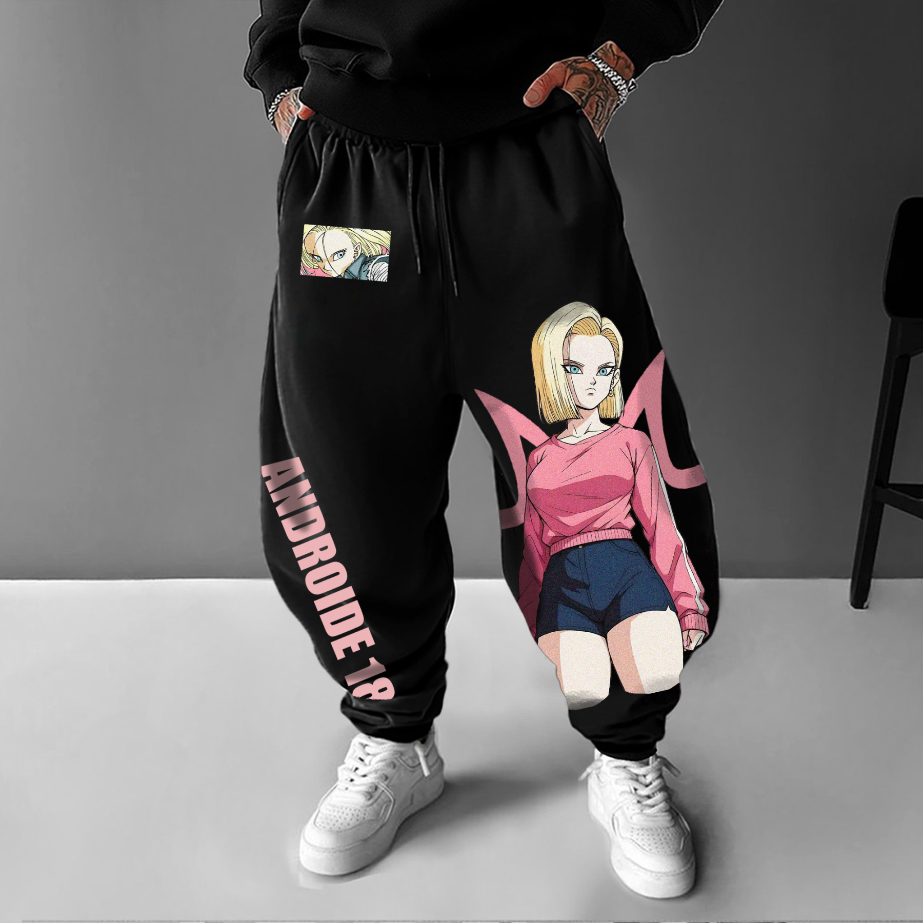 Unisex Casual Anime Streetwear Pants-AnimeClothe