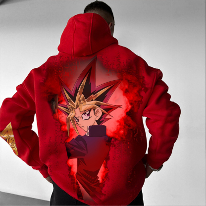 Unisex Anime Style Retro Hoodie