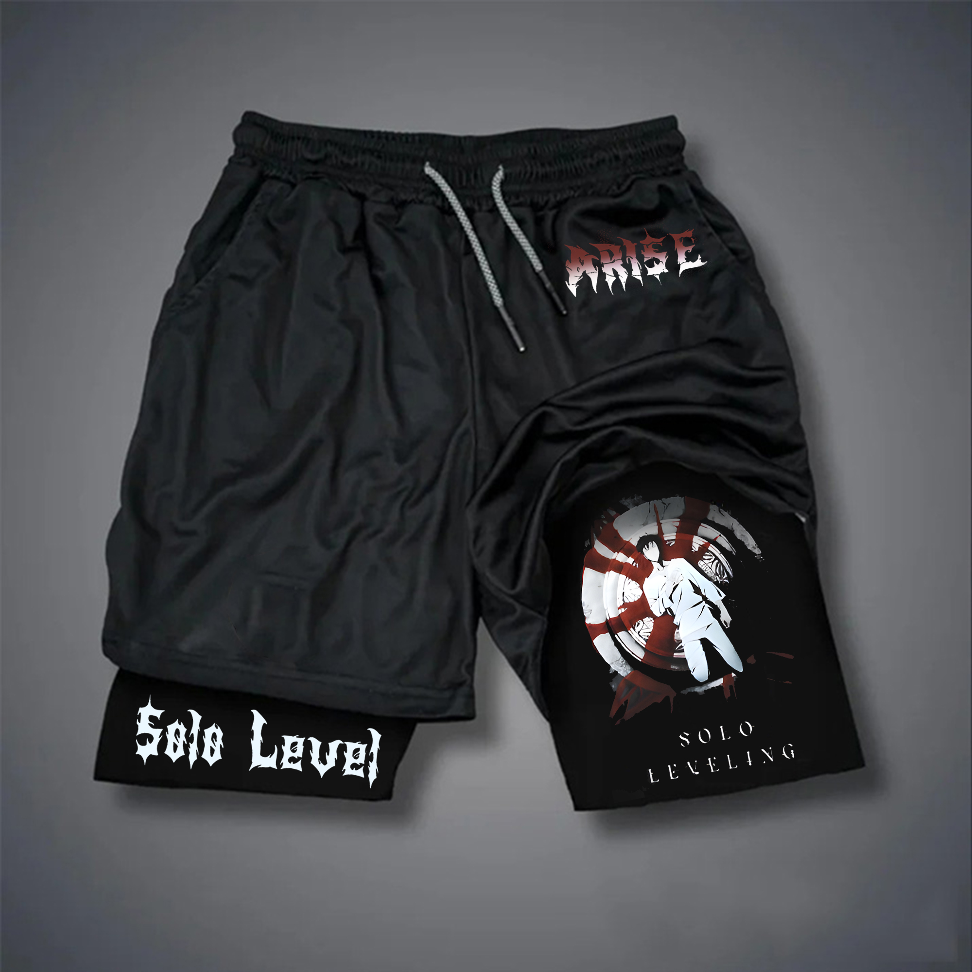 Unisex Casual Anime Streetwear Shorts-AnimeClothe