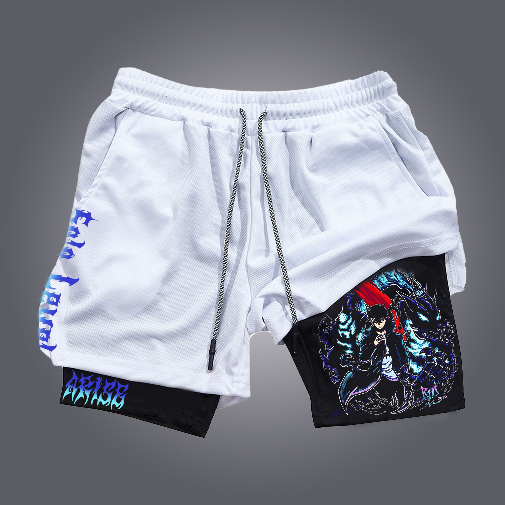 Unisex Casual Anime Streetwear Shorts-AnimeClothe