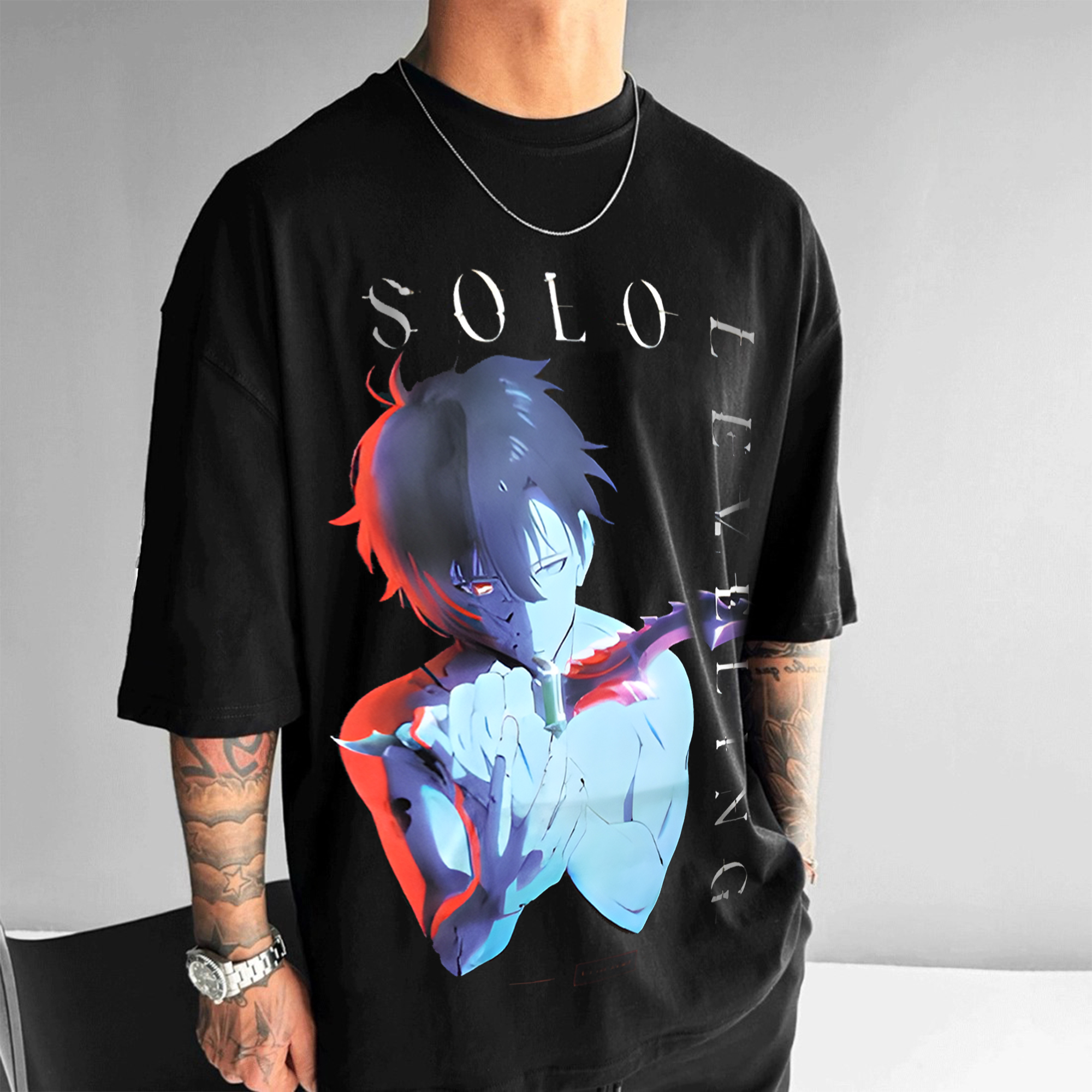 Unisex Anime Inspired Vintage T-Shirt-AnimeClothe